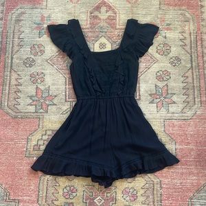 AE ruffled lace romper